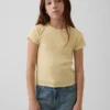 Camiseta de punto acanalado para niños