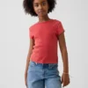 Camiseta de punto acanalado para niños