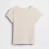 Camiseta de punto acanalado para niños