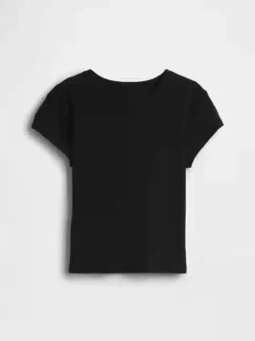Camiseta de punto acanalado para niños