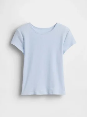 Camiseta de punto acanalado para niños