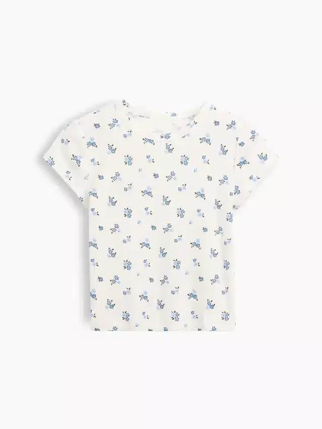 Camiseta de punto acanalado para niños