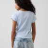 Camiseta de punto acanalado para niños