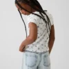 Camiseta de punto acanalado para niños