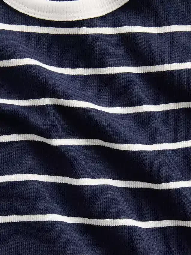 Camiseta de punto acanalado para niños