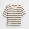 Camiseta de punto waffle para bebés y niños pequeños