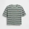 Camiseta de punto waffle para bebés y niños pequeños