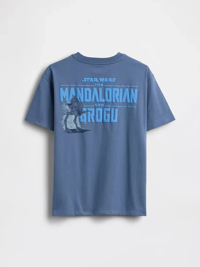 Camiseta de tela de algodón suave con diseño gráfico de Star Wars para niños