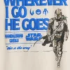 Camiseta de tela de algodón suave con diseño gráfico de Star Wars para niños
