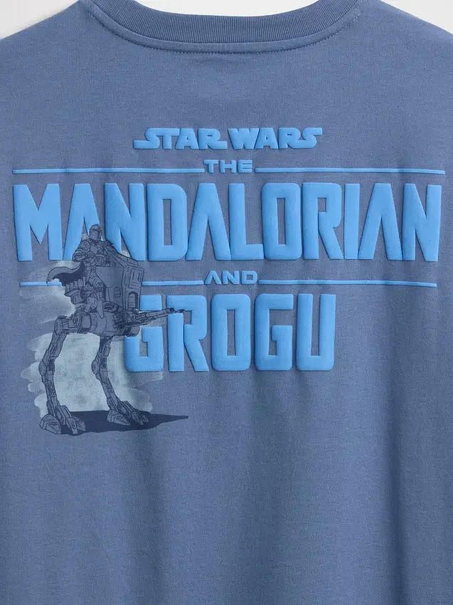 Camiseta de tela de algodón suave con diseño gráfico de Star Wars para niños