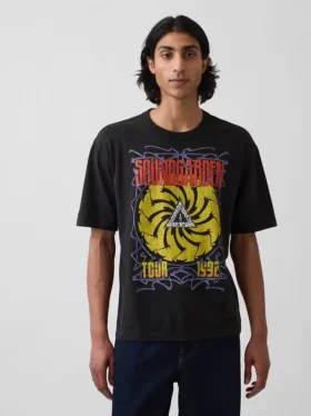 Camiseta gráfica corta de tejido grueso de Soundgarden