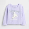 Camiseta gráfica holgada combinable para bebés y niños pequeños