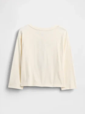Camiseta gráfica holgada combinable para bebés y niños pequeños
