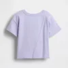 Camiseta gráfica holgada combinable para bebés y niños pequeños