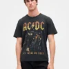 Camiseta gráfica holgada de AC/DC