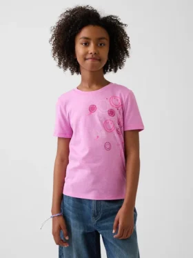Camiseta gráfica holgada para niños