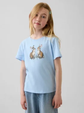 Camiseta gráfica holgada para niños