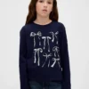 Camiseta gráfica holgada para niños