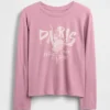Camiseta gráfica holgada para niños