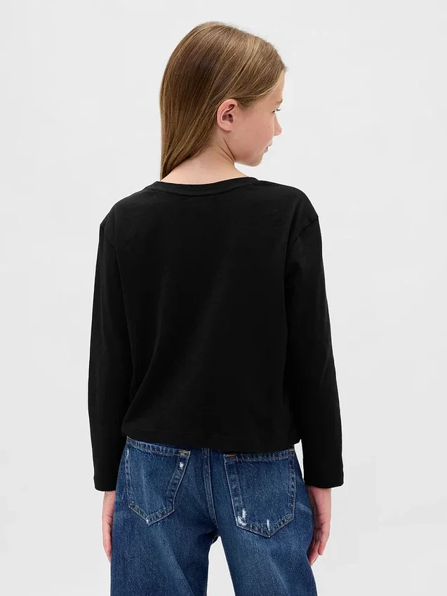 Camiseta gráfica holgada para niños