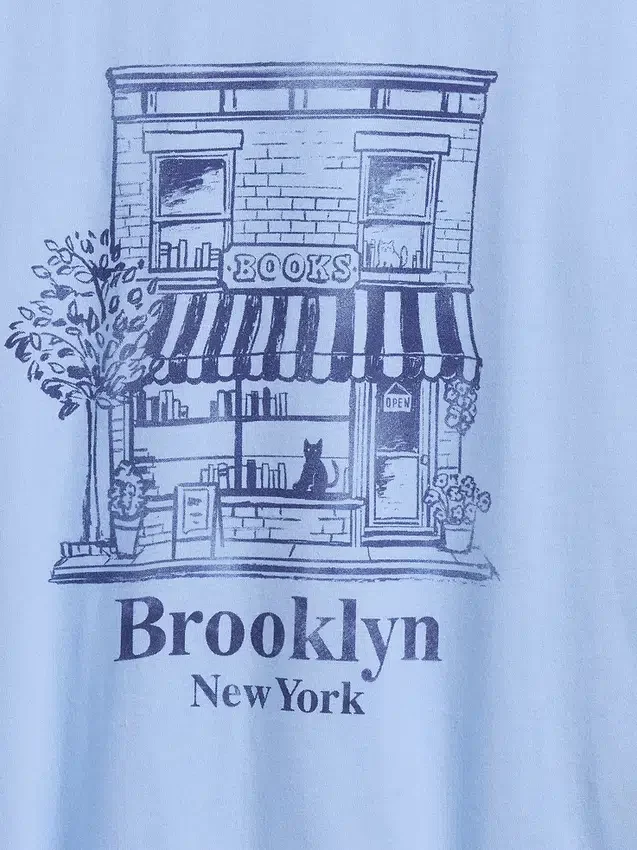 Camiseta gráfica holgada para niños