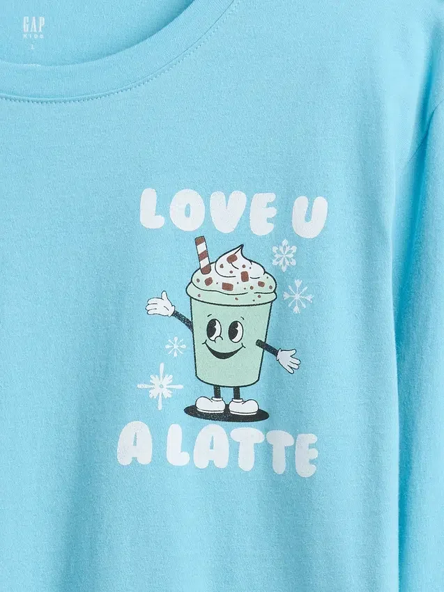 Camiseta gráfica holgada para niños