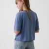 Camiseta gráfica oversize de corte cuadrado para niños