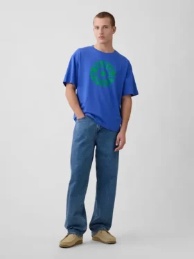 Camiseta gráfica oversize de Robert Indiana