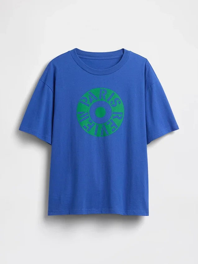 Camiseta gráfica oversize de Robert Indiana