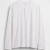 Camiseta Henley holgada