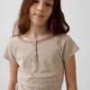 Camiseta Henley raglán para niños