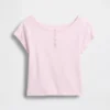 Camiseta Henley raglán para niños