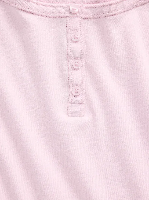 Camiseta Henley raglán para niños