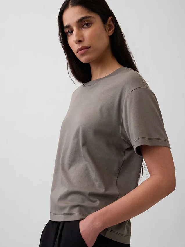 Camiseta holgada de algodón Supima®