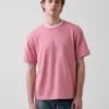 Camiseta holgada de peso pesado para adultos