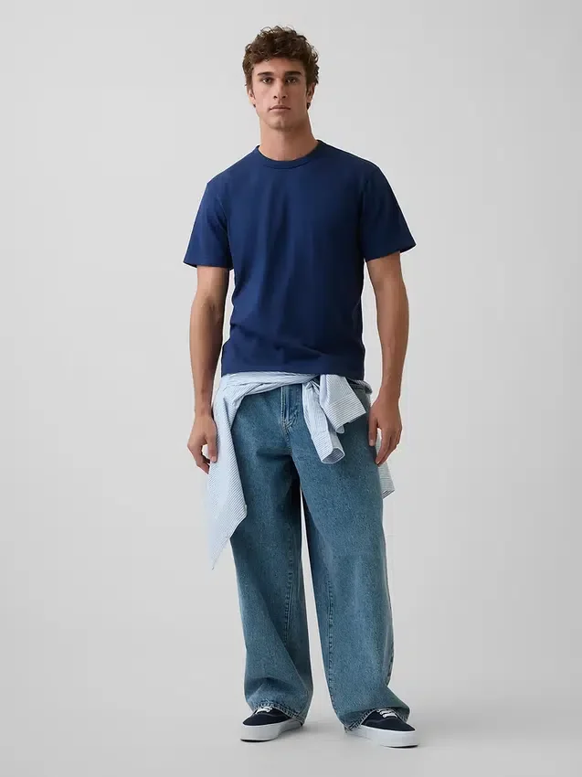 Camiseta holgada de peso pesado para adultos