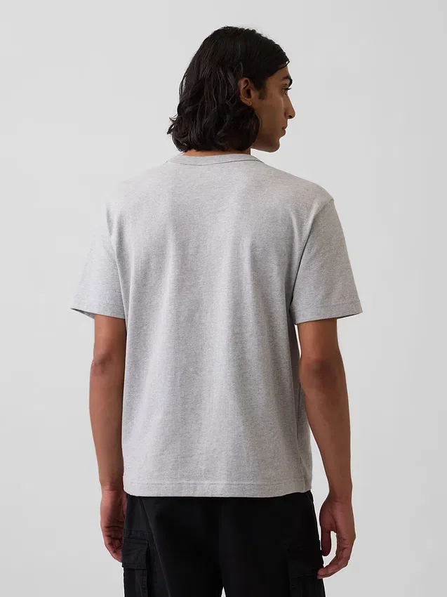 Camiseta holgada de peso pesado para adultos