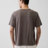 Camiseta holgada de peso pesado para adultos