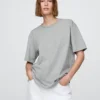 Camiseta holgada de peso pesado para adultos