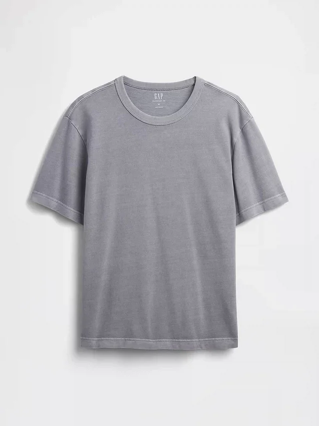 Camiseta holgada de peso pesado para adultos
