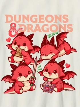 Camiseta infantil con diseño «Chibi» de Dungeons & Dragons