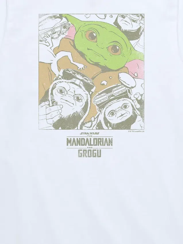 Camiseta infantil con diseño de Grogu y sus amigos de Star Wars