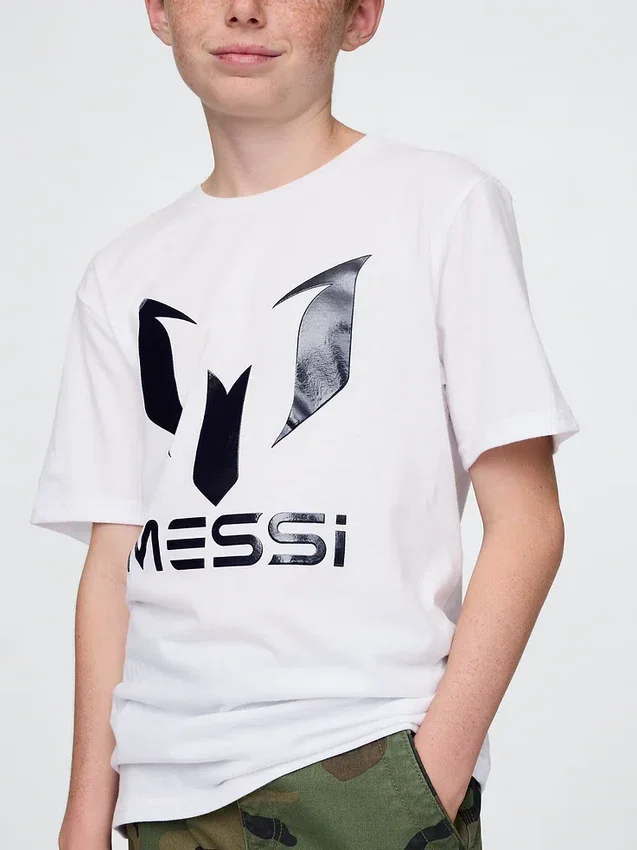 Camiseta infantil con diseño de Messi