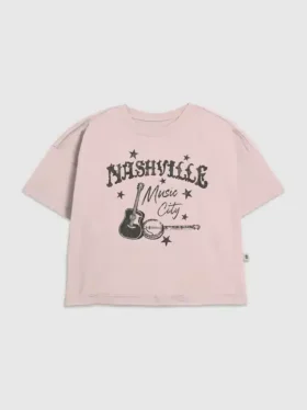 Camiseta infantil con diseño de «Nashville, la ciudad de la música»