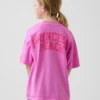 Camiseta infantil con diseño de Super Mario y corte holgado