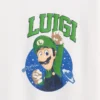 Camiseta infantil con diseño de Super Mario y corte holgado