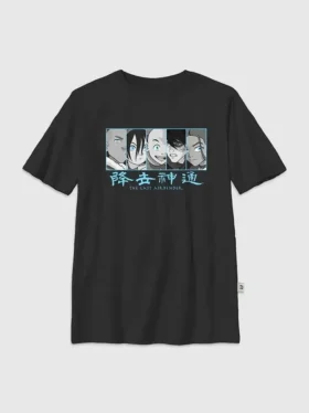 Camiseta infantil con diseño gráfico de paneles de «Avatar: El último maestro del aire»