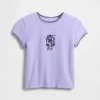 Camiseta infantil con diseño gráfico encogido de GAP × Disney «La pesadilla antes de Navidad» de Tim Burton