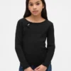 Camiseta infantil con lazo de punto elástico