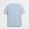 Camiseta infantil de algodón orgánico con bolsillo